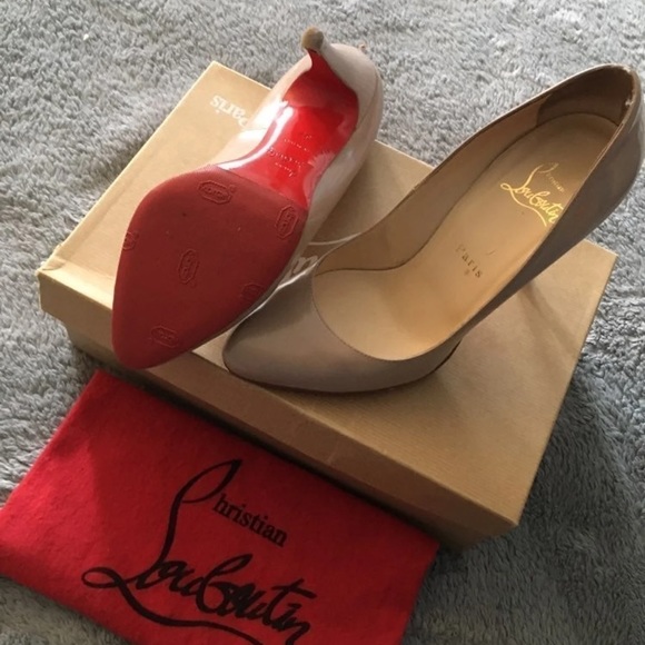 Authentic Christian Louboutin Decollete Nude - Picture 2 of 4